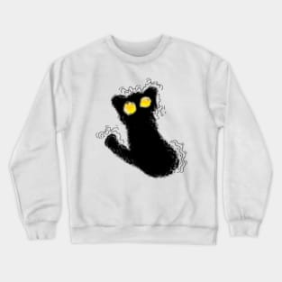 Startled Cat MS paint Crewneck Sweatshirt